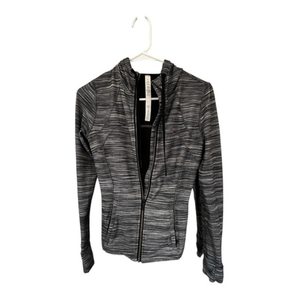 Lululemon Athletica Black and Gray Zip-Up Jacket